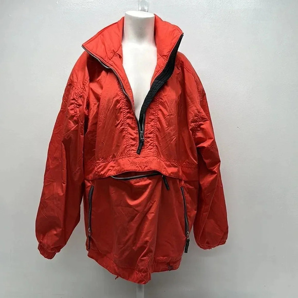 Obermeyer New Arc Winter Jacket Coat Snowboarding Skiing Red Vintage Women Large - Picture 2 of 10